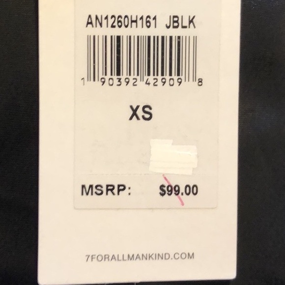 7 for All Mankind Black Silk Cowl Neck Spaghetti Strap Camisole XS Sleeveless - Picture 11 of 11